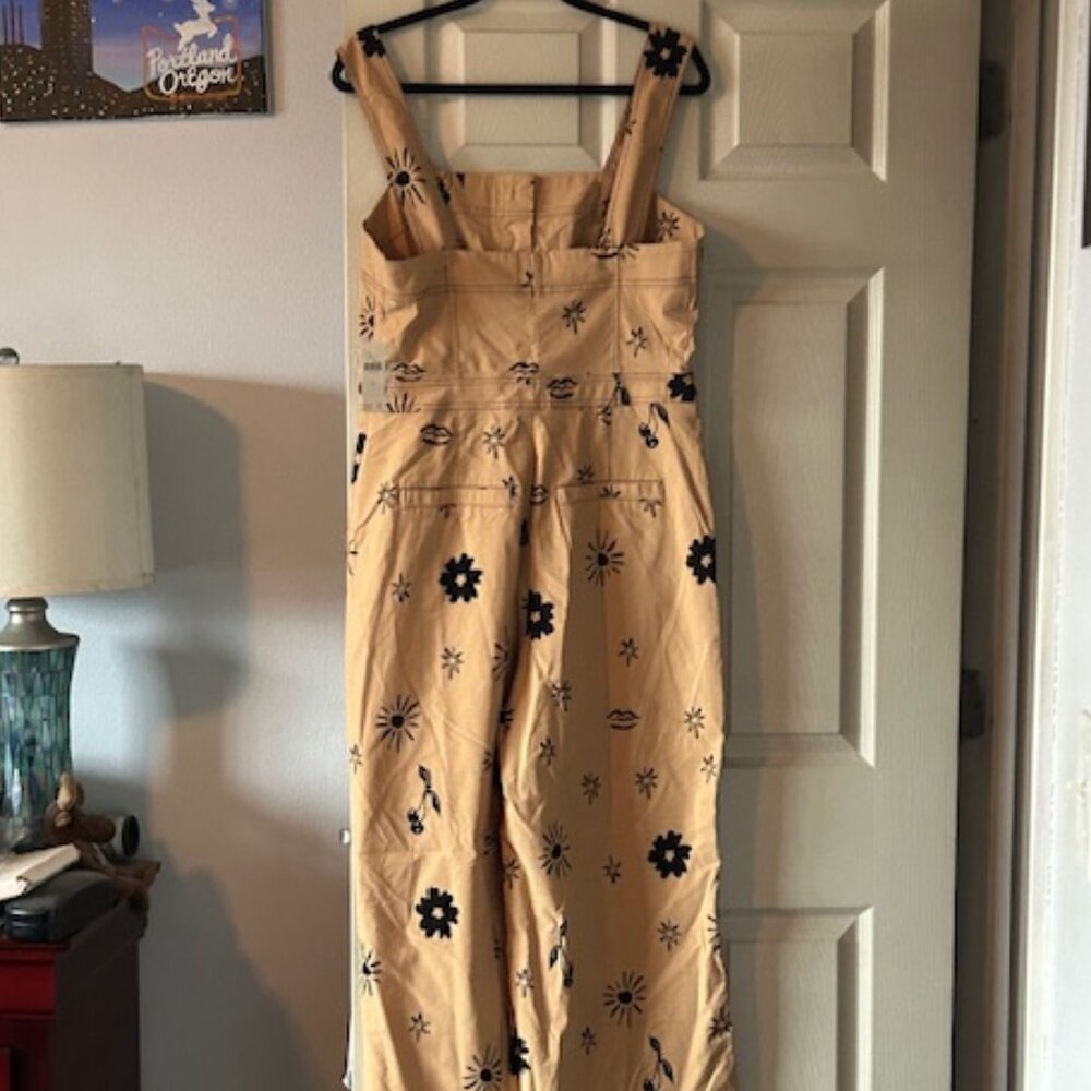 NWT Maeve Button-Front Jumpsuit - Size 14 - Picture 3 of 6